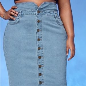Womens Denim Jeans skirts